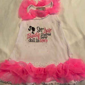 12 MONTH DRESS "Step aside Barbie theres a new doll in town""